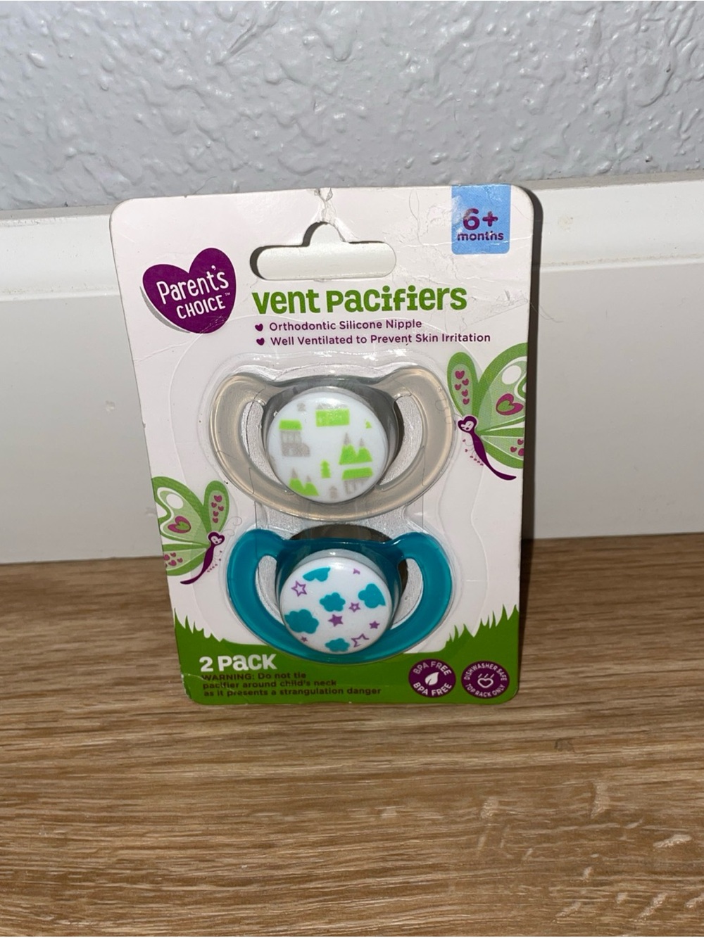 Parentโs Choice Vent Pacifiers 6m+